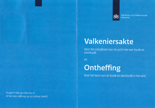 Valkeniersakte Schrieken buiten